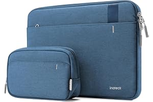 Inateck Funda 13 Pulgadas 360°Protección Compatible con 13 MacBook Air M4/M3/M2/M1 2025-2018,13 MacBook Pro M2/M1 2022-2016,Surface Pro 11/10/9/X/8/7/6/5/4/3,Bolsa de Transporte a Prueba de Golpes