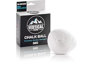 ‎VERTICAL FELLOWS VERTICAL FELLOWS Chalk Balls (1x 56g, 3X 60g) - DERMATEST sehr gut - Kreideball Magnesiaball - idealer Kreide & Magnesia Chalkball für Klettern Bouldern Turnen Gewichtheben Cross Fit