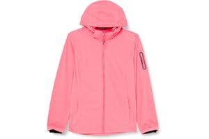CMP Giacca In Light Softshell Da Donna Con Cappuccio Removibile Softshell Jacket Donna