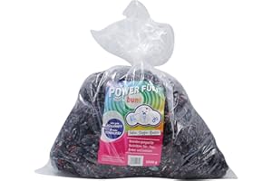 POWER FÜLL | 5kg Graue Füllwatte | Stabile Füllwatte für Kissen, Sitz- u. Yogamatten | Stopfmaterial mit Füllkraft | Bastelwatte (5)