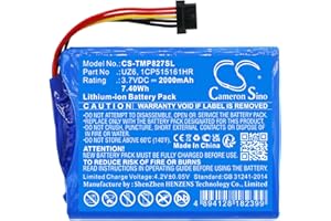 FYIOGXG Cameron Sino - Batería para Tomtom 4F173, Bridge, Pro 8270, Pro 8275 PN:Tomtom 1CP515161HR, UZ6 2000 mAh / 7,40 Wh