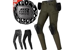 SHIMA Giro 2.0 Motorradhose Damen und Herren mit 4 Airforce Protektoren und Aramid Hose Jeans Cargo