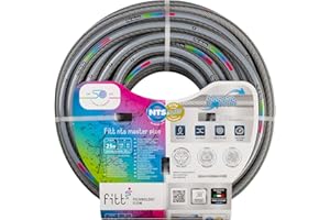 FITT NTS MASTERPLUS 5/8" (15mm) 25 m - Manguera para Riego de Jardín Robusta para Uso Intensivo Profesional