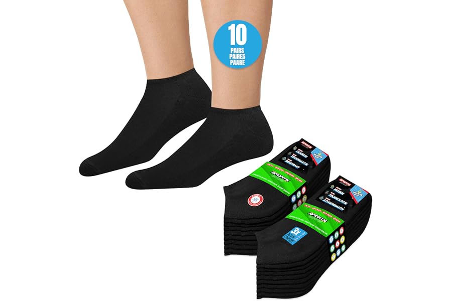 SOXCO 10 Pares Calcetines Tobilleros Mujer Hombre Verano Calcetines Co