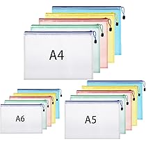 Dokumententaschen Selbstklebend Dokumententasche A4 A5 A6 Mit Reißverschluss – 15 Stück In 5 Dokumententasche A4 Abheftbar - Foto 10