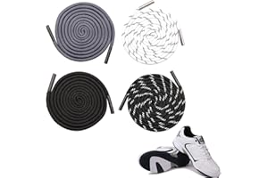 BDBF 4Pcs Universal Drawstring Replacement Clothing Drawstrings,Metal Closure Ends Drawstring Cords Replacement Flexible Threader Cotton Ropes,Replacement Drawstrings for Sweatpants Shorts Hoodies