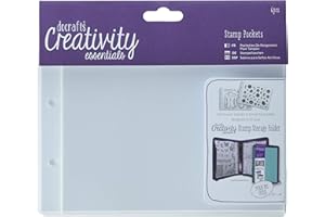 DOCRAFTS Pochette de rangement pour tampons - A6 - 6 feuilles