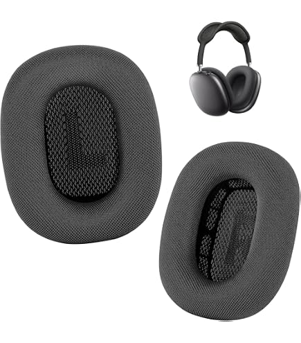 Coussinets De Rechange Pour AirPods Max – Mousse Mémoire, Tissu Mesh Et Silicone, Confort Amélioré