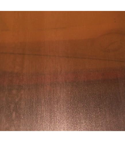 Prime Quality Brushed Copper Sheets - 0.9mm - Multiple Sizes Availableu2026 (1000mm X 500mm, 0.9mm