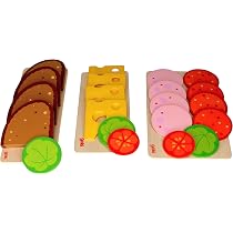 Goki Bread Slices, Sausage Slices and Cheese Slices, With Salad ...