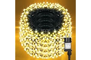 WITHOSENT Zewnętrzne i wewnętrzne lampki świetlne 100m 800LED z miniaturą, 8 trybów oświetlenia, Funkcja pamięci, Szczelność IP44, do dekoracji domu, Nowego, Ogrodu, Małżeństw i Uroczystości