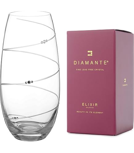 Vaso Ninphea Colorato RCR In Cristallo LUXION Senza Piombo, Collezione Trends, Altezza 30 Cm - 3