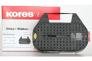 Kores C-Film G164CFS Typewriter Ribbon for Olympia Carrera, Black