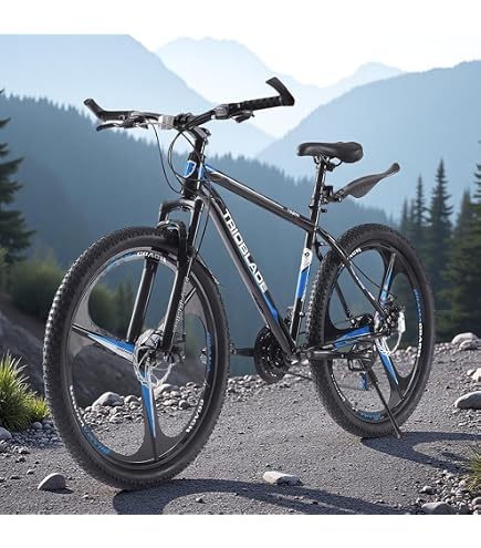 thumbnail image 2 of PRIJESSE 26"" Foldable Mountain Bike, 24-Speed, Dual Suspension, Double Disc Brake, Anti-Slip, Unisex 2 of 9