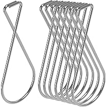 Window Display Hooks 50 Pack Clip Strip 36" Double C Hooks - Ceiling & Window Sign Holders For Banners, Posters, Displays 36" Long Display Hooks 50 - View #4