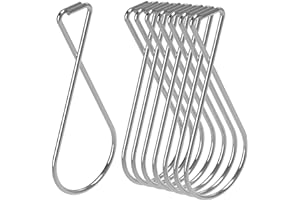 NACETURE Ceiling Hook Clips- 100 Pack Drop Ceiling Hanger Hooks Hanging on Suspended Ceiling Tile, Grid Clips Heavy Duty for Light Plant Office Home Stores Classroom and Wedding Decorations