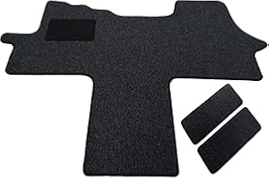 Mertex Car Mat Car Mat Compatible with Ducato Jumper II Boxer II 250 from 2006 Premium Anthracite Mottled 1615-P-A (Anthracite, Cab Rug with 2 Entry Mats)