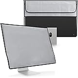 kwmobile Custodia 4in1 Compatibile con Apple iMac 24" - Fodero Monitor, Case Tastiera, Cover Magic Mouse e Porta-Cavi - grigi