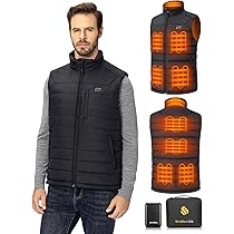 Gilet Riscaldato Donna Con Batteria 20000mAh - 8 Livelli Calore, Impermeabile, Per Sci E Outdoor - Foto 8