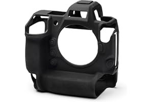 easyCover Silikonowa osłona aparatu. Kompatybilna z aparatem bezlusterkowym Nikon Z9. Czarne etui ochronne., Czarny, Jeden rozmiar, Osłona aparatu