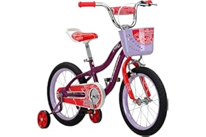 Schwinn Elm Toddler and Kids Bicycle, Stablilisers, Adjustable Seat, 12, 14, 16, 18, 20 Inch Tyres, Multiple Colours