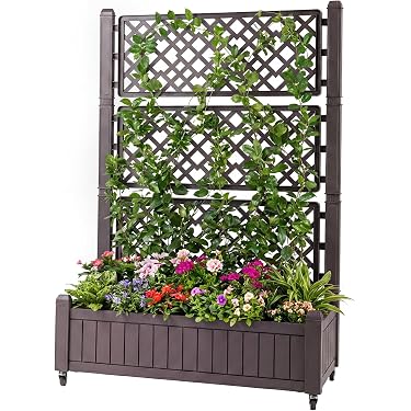 thumbnail: Verticale Tuinplantenbak Donkergroen - Hangend Plantenrek Voor Balkon Met 8 Potten