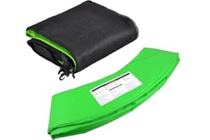 ULTRAPOWER SPORTS Red de Seguridad Trampolín + Protección de Trampolín 244 305 366 397 427 cm, Red de Protección para Trampolín, Resistente a los Rayos UV Reemplazo de la Red del Cubierta Cama elástica para 6/8 Postes