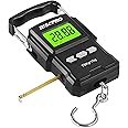 RISEPRO® 75Kg / 165Lb Digital Fish Scale with 39 Inch Ruler Electronic Luggage Balance Fishing Postal Hanging Hook Scale WHA08