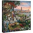 Thomas Kinkade Studios 101 Dalmations 14 X 14 Gallery Wrapped Canvas