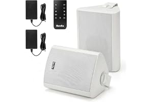 Herdio 5,25 tum 300 W max power wall mount utomhus Bluetooth-högtalare, var vattentät och lätt att trådlös multianslutning up