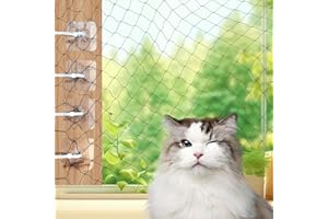 KORERPALL Crochet Fixation Filet Chat Balcon sans percer, 30 Crochet sans percage, Crochet Fixation Filet Chat, Protection fenetre Chat sans percer, Crochet sans percage Filet Balcon Chat