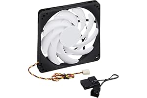 SILVERSTONE TECHNOLOGY SilverStone SST-FN123 – seria FN cichy wentylator do obudowy Slim 120 mm, czarno-biały