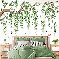 Muursticker Boom - Paars / Sticker Decal / ST-ST