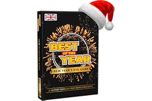 BEST OF THE YEAR NEW YEAR'S EVE GAME BEST OF THE YEAR – The Feel-Good Game for New Year’s Eve 2025 | Sparks Meaningful Conversations | Gift Idea for Secret Santa & Holiday Family Game Night for Adults & Kids | 1–10 Players