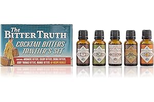 THE BITTER TRUTH Geschenkset Cocktail Bitters Traveler's Set (5 x 0.02 l)