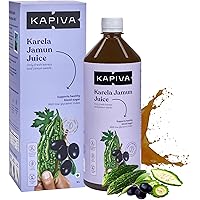 Kapiva Karela Jamun Juice | Natural Juice made from Fresh Karela and Jamun Seeds | Low Glycemic Index | No Added Sugar, 1L