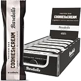 Barebells - Protein Bars - 20g Protein x Bar - Low in Sugar and Calories - Without Palm Oil - Cookies and Cream (12 Bars x 55