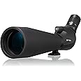 Bresser Corvette 4321001 Spotting Scope 20-60 x 80 Waterproof with 340° Rotating Body, Robust Rubber Armour and Full Multi-Coated Optics, Black, 20-60 x 80 mm