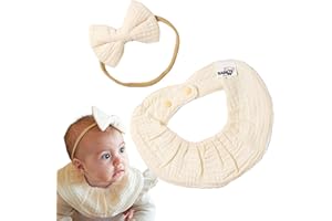 BABATÉ Kids - Pack Baberos bebe, Salvababas bebe, Bandanas bebe, Baberos bebe recien nacido, Baberos impermeaveis bebe, Cuello Muselina bebe, Babero babas algodón