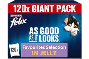 FELIX As Good As it Looks Favourites Selection in Jelly Wet Cat Food 120x85g