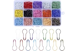 iJiZuo 450 imperdibles de Seguridad, Alfileres de Seguridad de Metal Colores, Alfileres de Calabaza Dorados para Artesanía de Bricolaje y Ropa