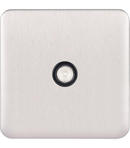 Schneider Electric Lisse Deco – Interruttore A Pulsante Triplo 2 Vie, 10AX, Acciaio Inox Con Inserti Neri, Senza Viti - 2