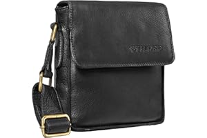 STILORD 'Nate' Messenger Bag Leather Small For Men Vintage Cross Body Suitable for 7 Inch Tablets Satchel Genuine Leather