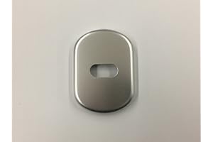 PLACCA BOCCHETTA ROSETTA GHIDINI PER PORTA - PORTA BLINDATA ALLUMINIO F1 CON FORO PER LIMITATORE DI APERTURA 51X71