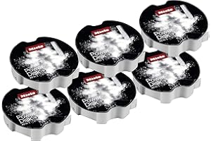 Miele Genuine Accessories - PowerDisk Set - Dishwasher Cleaner with AutoDos - Set of 6 (11841220), Powder