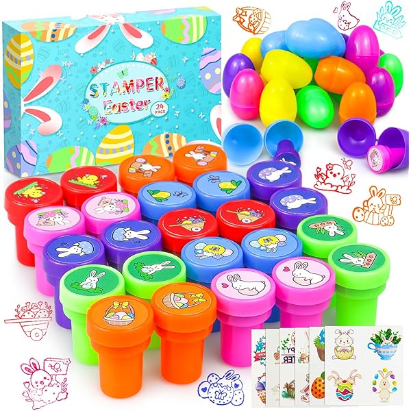 Kesote Weihnachts Stempelset 10-teilig - Selbstfärbende Stempel Für Kinder Mit Weihnachtsmotiven