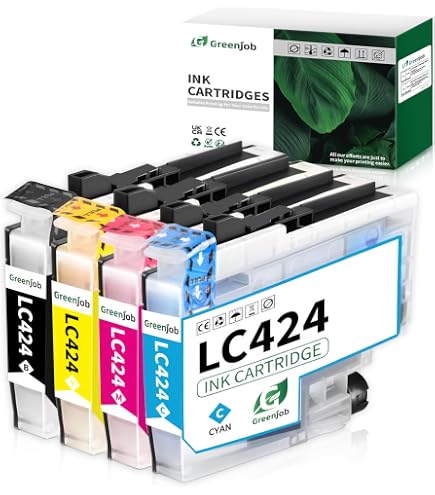 Lot De Cartouches D'encre Compatibles Brother LC424 - Premium ENCRE4U - Pour Imprimantes Brother DCP J1200 Et Mini Biz-SL