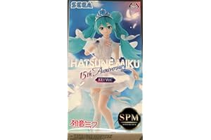 SEGA MERCHANDISING LICENCE HATSUNE MIKU 15TH ANNIVERSARY KEI VER FIG 24 CM HATSUNE MIKU SERIES SPM FIGURE