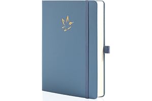 MGGAO Lined Journal Notebook, Journals for Writing, College Ruled With 320 Numbered Pages, Hardcover Notebook for Journaling Writing, 100 GSM Thick Paper, A5 Size for Work Business Study