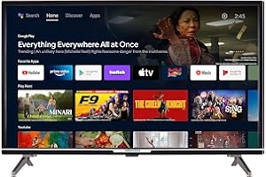 MEDION P13242 (MD 30042) 80 cm (32 Pulgadas) Full HD Television (Android TV, Smart TV, HDR, Netflix, Prime Video, PVR, Bluetooth, Google Chromecast & Assistant)